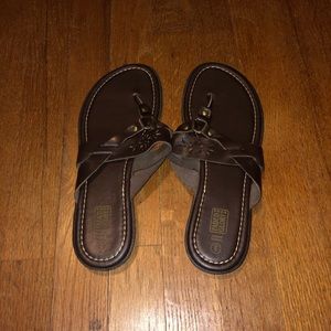 Brown dressy sandals